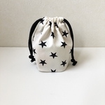 星のコップ袋  オフホワイト