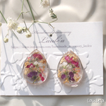 Flower bouquet pieces/earrings 