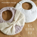 BIG RIBBON BIB ＊lavender＊