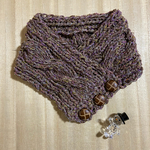 お家でもネックウォーマー💕