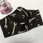 キッズ　マスク　工具🛠 黒