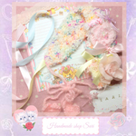 ♡ ゆめかわいいもこもこお花のヘアバンド