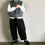 ■限定 ■コーデュロイ ■フーセンパンツ■ブラック