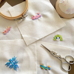 [yakusimasumireさま用ページ]ウミウシ刺繍布5枚セット