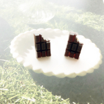 ビターチョコレートピアス／イヤリング