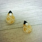再販no.76☆和風ゴールドしずくピアス＊