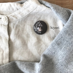 刺繍ブローチ