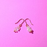 ロイヤルブルームーンストーン 天然石 さざれ ピアス(イヤリング)