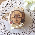 マカロンケースりす「アニマルリボン」
