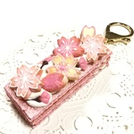 フェイクスイーツ*桜クッキー・桜ミルフィーユ・チャーム*スイーツデコ