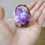 小さな花かご