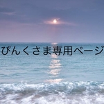 ぴんくさま専用ページ