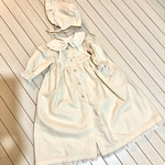 オーダー専用　ベビークリーム色のベビードレス