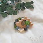 ＊名入れ可＊TinyTeeth™️歯固め khaki