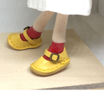 革細工  ストラップサンダル　　miniature boots.