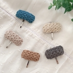 リフ編みのポニーフック　cotton