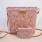 【3月限定価格】LIBERTY　フェリシテ　ライトピンク　ポシェットポーチ　おそろいのminiポーチセット　◆ストラップオプション