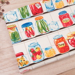 送料無料  112×45cmジャムや野菜の瓶詰めインパクト強で可愛い 