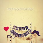 ♡バースデーガーランド♡白ドット