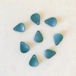 Blue Curved Triangle Pendant Tops