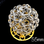 送料無料⭐︎5Aクリスタル使用フラーレン【55mm】神聖幾何学模様