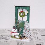 雪だるまのクリスマスドア（5）