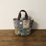 バケツトート＊パッチワーク　