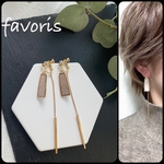 パイソン柄2wayピアス/イヤリング