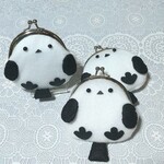 シマエナガのふわふわがま口