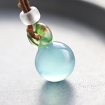 【小粒の波動玉付き♪】波動玉®：水と緑4（スロート・ハートチャクラ）【現品一点物：コロナDe価格据置】