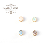 small oval { pink · green · blue · purple }