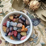 30pcs Handmade* 資材 B20-226 mix leaf beads