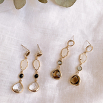 ストーン4連ピアス〜stone〜