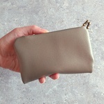 カードサイズ＊牛革がま口＊アンティークゴールド