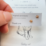 星ピアス　樹脂ピアス