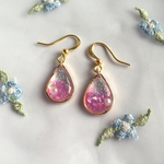 クリスタルピンク・ピアス