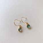 《期間限定10%OFF価格》《new》天然石ブルージルコンピアス（ご注文）P234