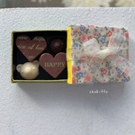 ミニチュア　バレンタインチョコレート♡イエロー