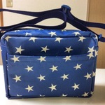 ラミネート加工の通園バッグ star blue