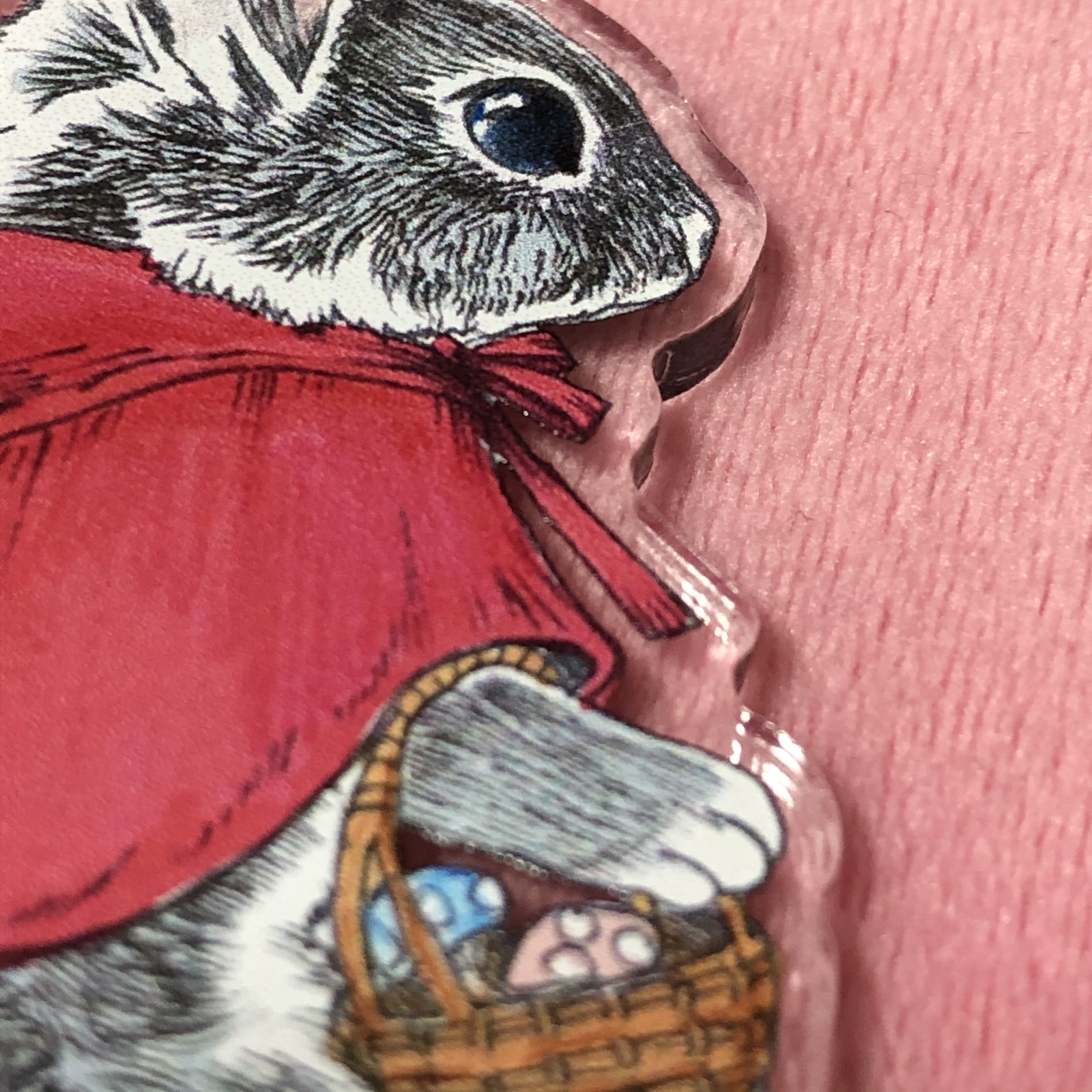 赤ずきんうさぎのキーホルダー - SORARUNA'S GALLERY | minne byGMO