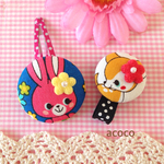 ♡2コセット♡ウサギちゃんパッチンピン&バンビちゃんヘアクリップ