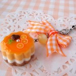 オレンジケーキストラップ