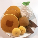 チョコバナナのパンケーキ