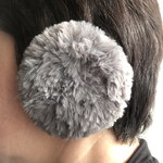 カポッとかぶせる耳カバー（ロシアンブルーグレー）