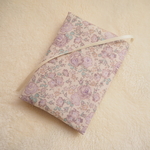 Ｘさまご予約品　LIBERTY　Felicite　フェリシテ　J18A　ラベンダー系　手帳(A6サイズ対応)カバー&　文庫本サイズカバー　兼用タイプ◆ほぼ日手帳にも