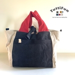 tuttifun＊赤の持ち手の紐付きBAG