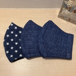 200枚突破♡感謝SALE♡３枚セット♡デニム風マスク♡送料無料