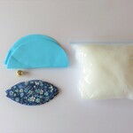 【作り方付】赤ちゃんのキッキングボールキット(花柄×水色）