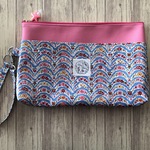 【ｔ様オーダー品】ume＊mew バッグインバッグ・ポーチ（フラワーアーチ＊ピンク）