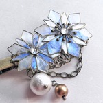 Frozen＊Fractal ⁂雪の結晶のヘアクリップ　※早割キャンペーン 